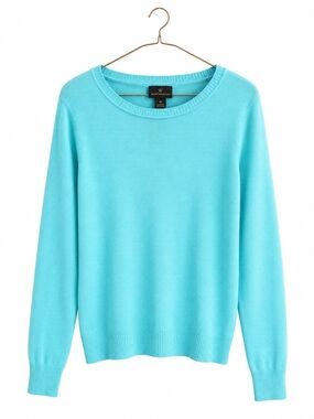 Worthington Aqua Crewneck Pullover
